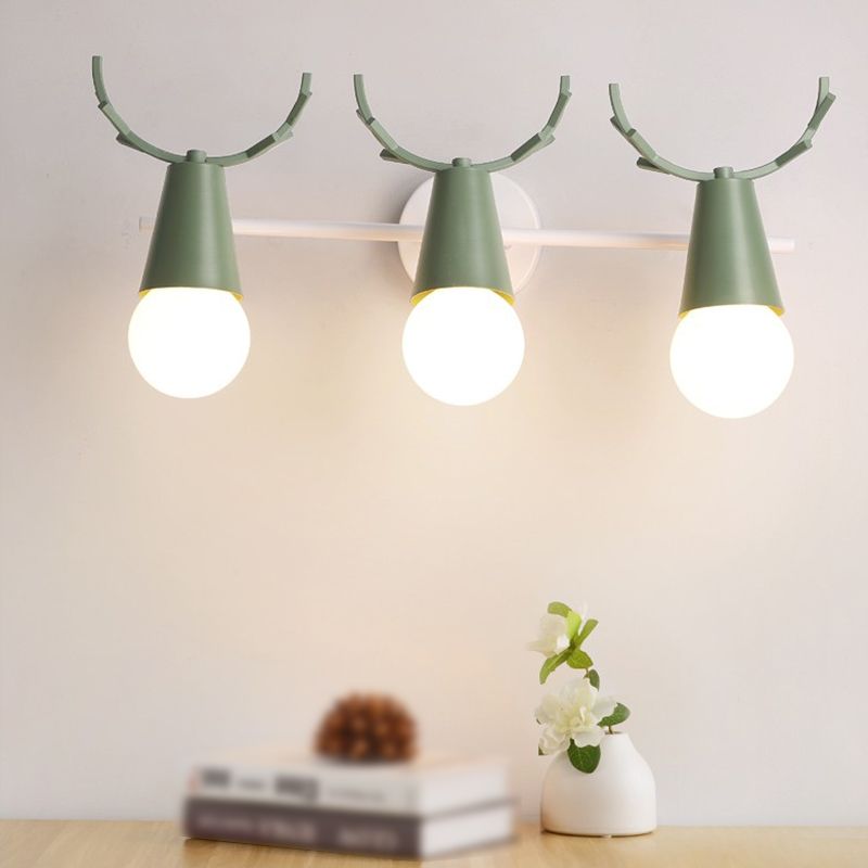 Multi-Light Geometric Wall Lamps Modern Style Metal Wall Mounted Lights