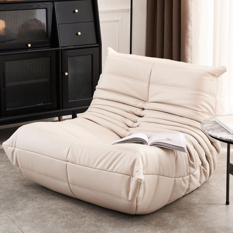 Ultra-Modern Sofa 27.6"High Tuxedo Arm Tight Back Single Cushion Seat Sofa