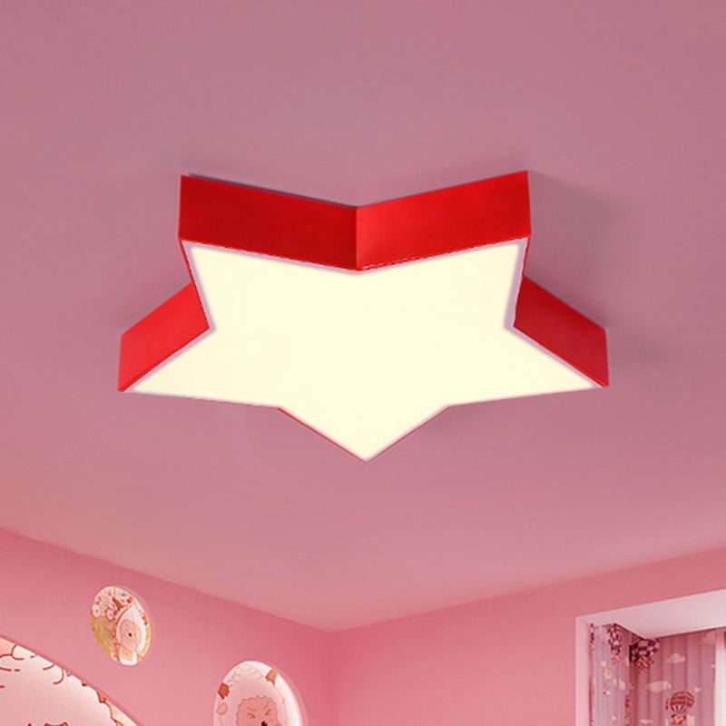 Plafonnier LED Simplicity Star en acrylique pour chambre d'enfant