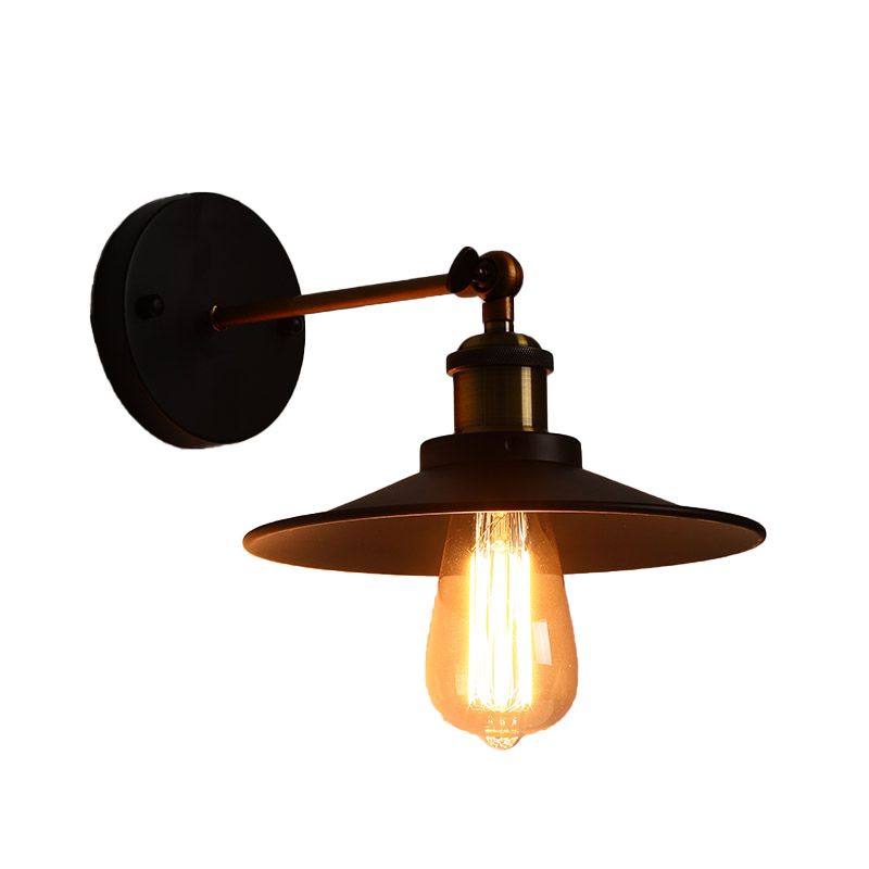 Industrielle Leuchte Leuchte Black Metall Wandlampe für Küchenrestaurant
