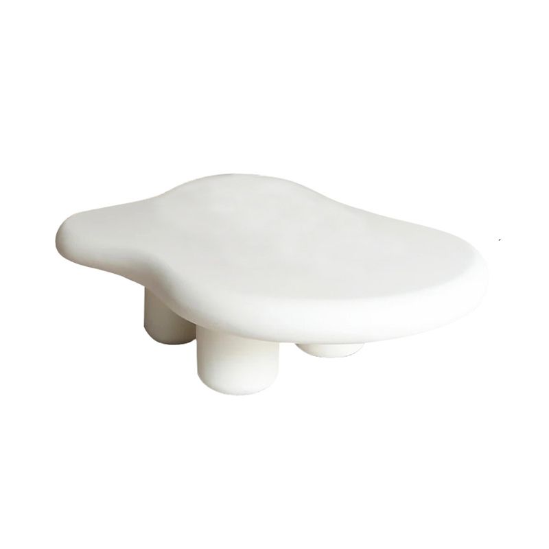 Scandinavian Wooden Coffee Table Free form 3 Legs Coffee Table Set