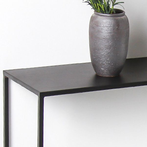 Iron Modern Console Table 1-shelf Rectangle Accent Table for Hall