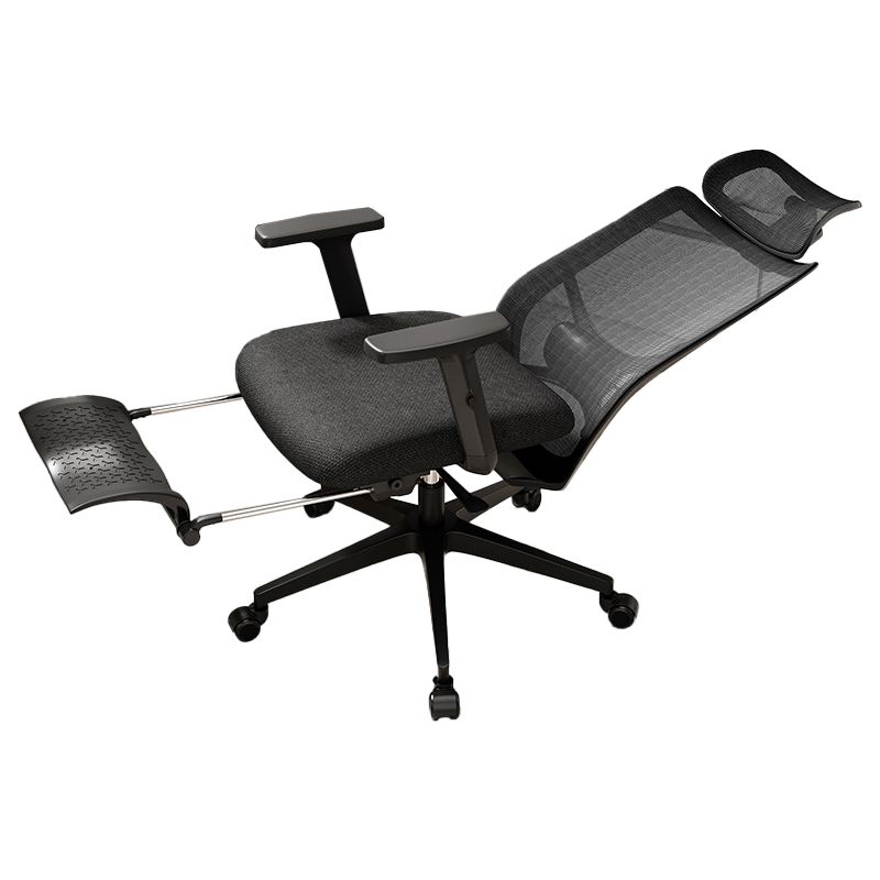 Ergonomic Mesh Task Chair Adjustable Arms with Footrest Office Chair