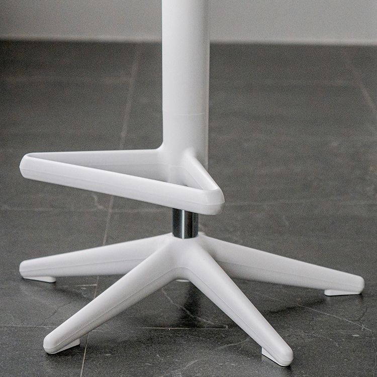 Plastic Counter Height Stools with Footrest Modern Counter Chair