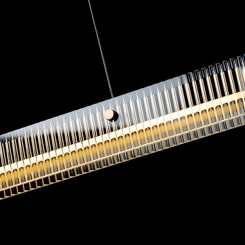 Modern Single Golden Kitchen Island Lighting LED Island Pendant Lighting