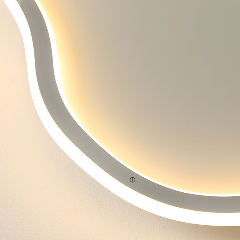 Lámpara de techo moderna geométrica ultrafina de luces de techo de montaje en superficie LED para dormitorio