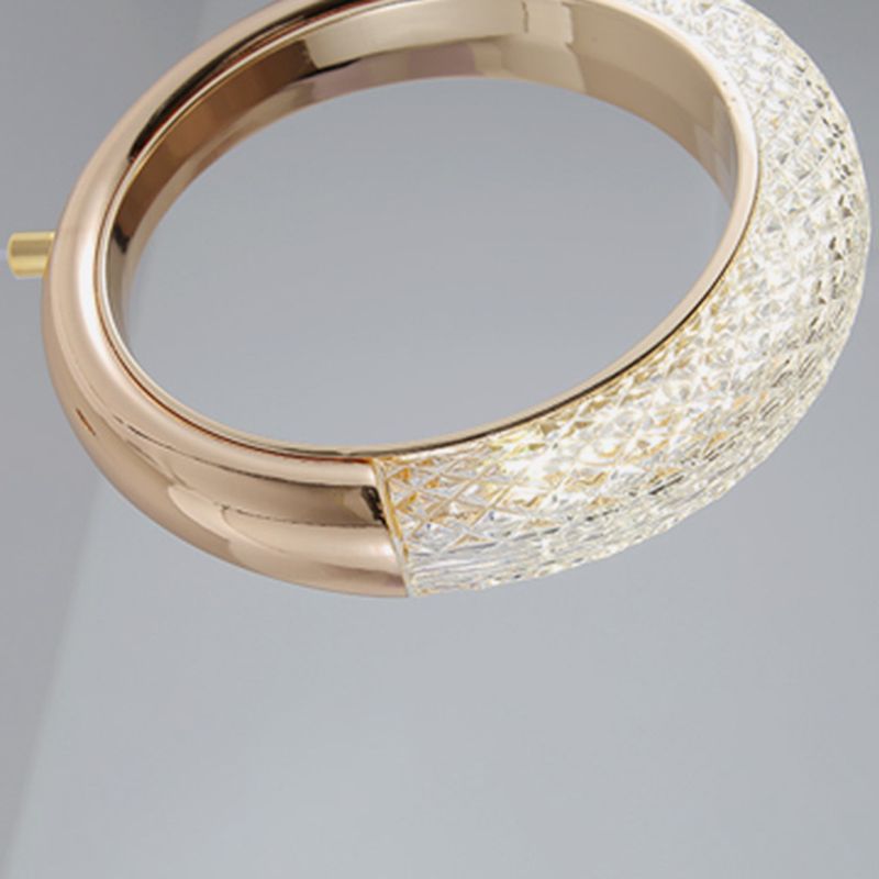 Multi Light Hanging Pendant Modern Style Metal Hanging Lighting for Living Room