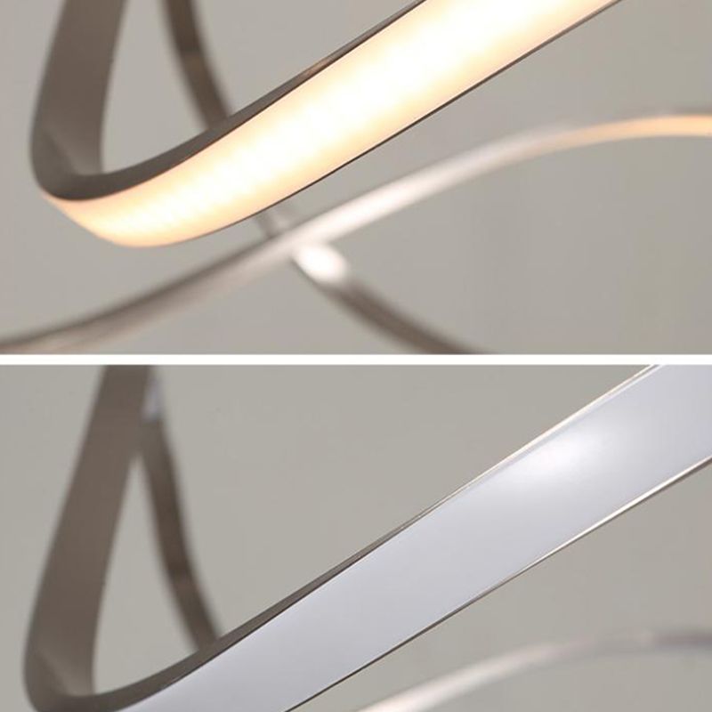 Luz de lámpara de sombra retorcida de metal moderno 1 lámpara de lámpara de lámpara de luz en oro