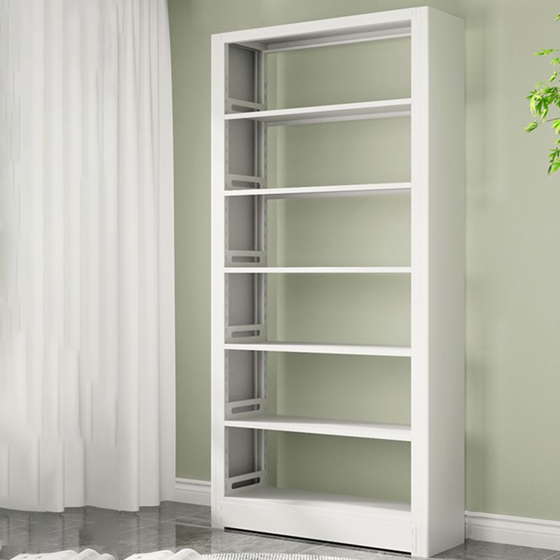 6-Tier Steel Matte Finish Bookcase Standard 79-inch Bookshelf