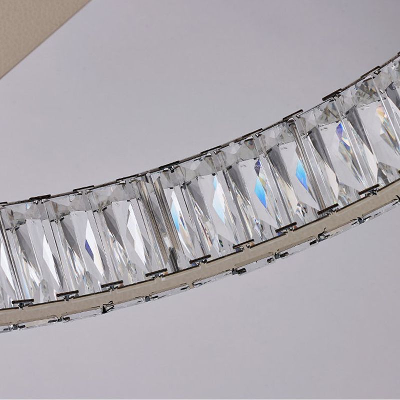 Geometric Flush Mount Contemporary Crystal Flush Ceiling Light Fixture