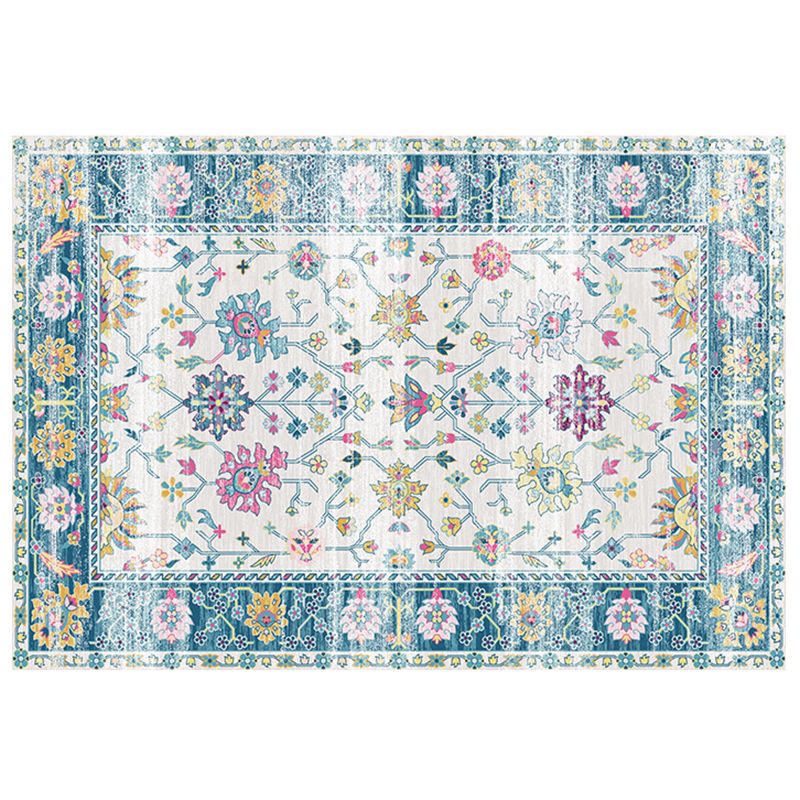 Tappeto multicolore tappeto tappeto poliestere etnico floreale tappeto per interni tappeti per soggiorno