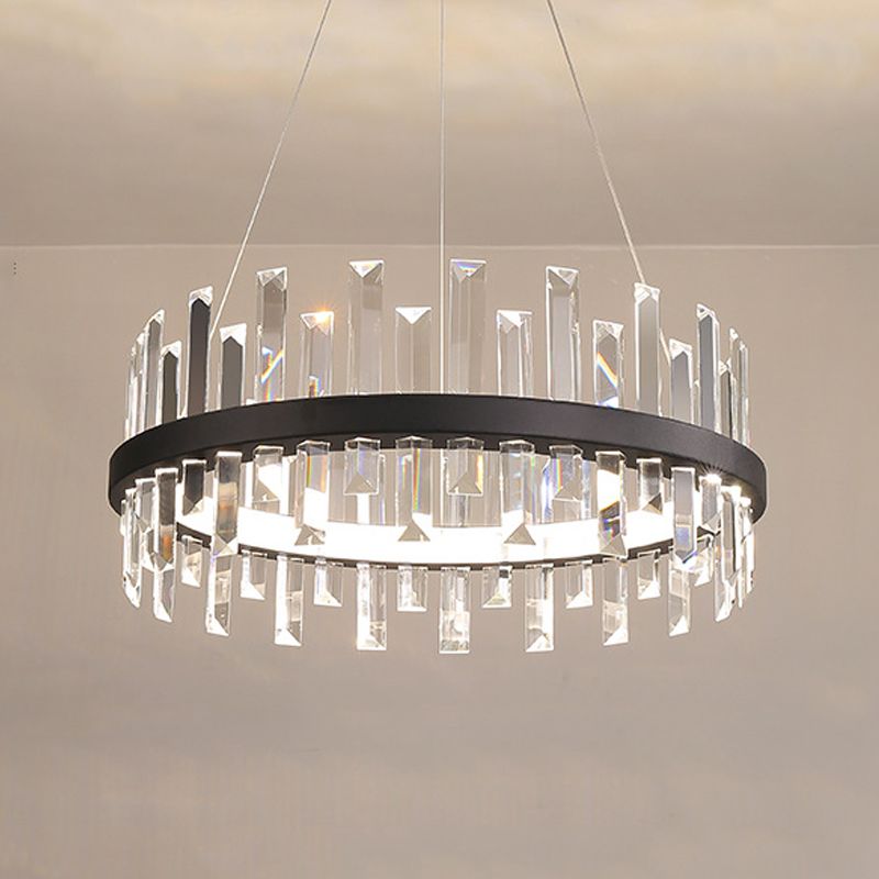 Lumière de lustre en cristal moderne LED PENDANT 1-LIGHT pour le salon