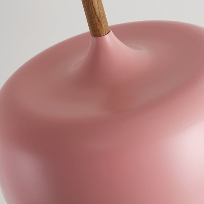 Nordic Simple Macaroon Style Lip Shape Pendant Iron 1 Light in warm for Bedroom Restaurant Cafe