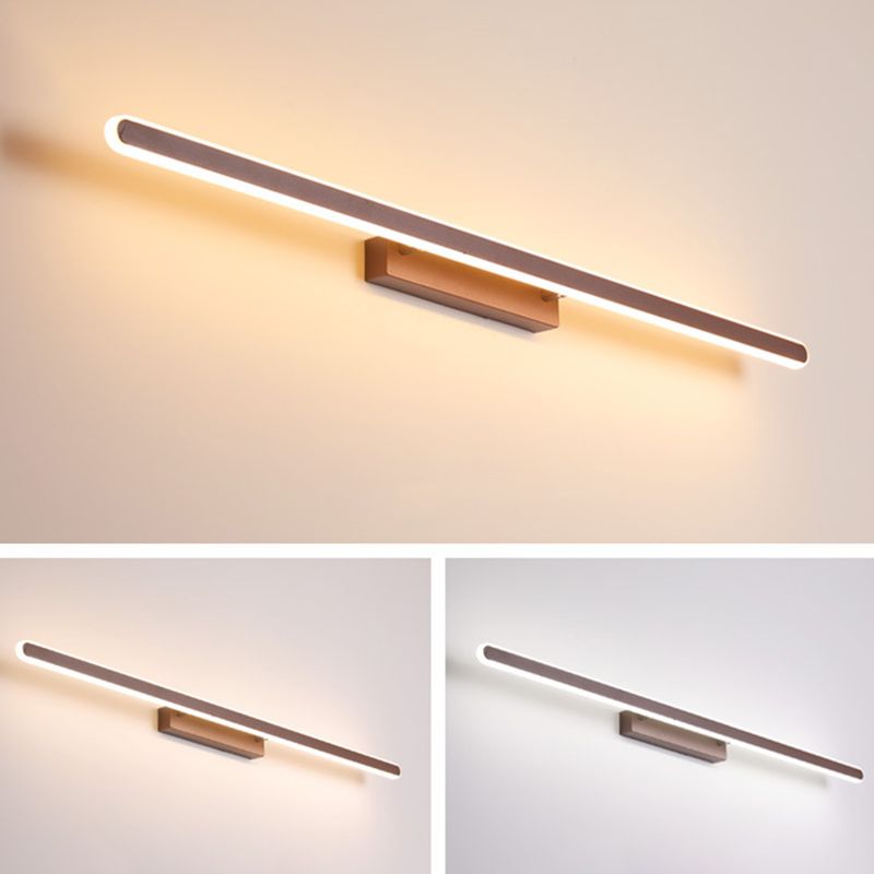 Acryl gearceerde muur sconce verlichting hedendaagse stijl led wandmontage verlichtingsarmatuur in koffie