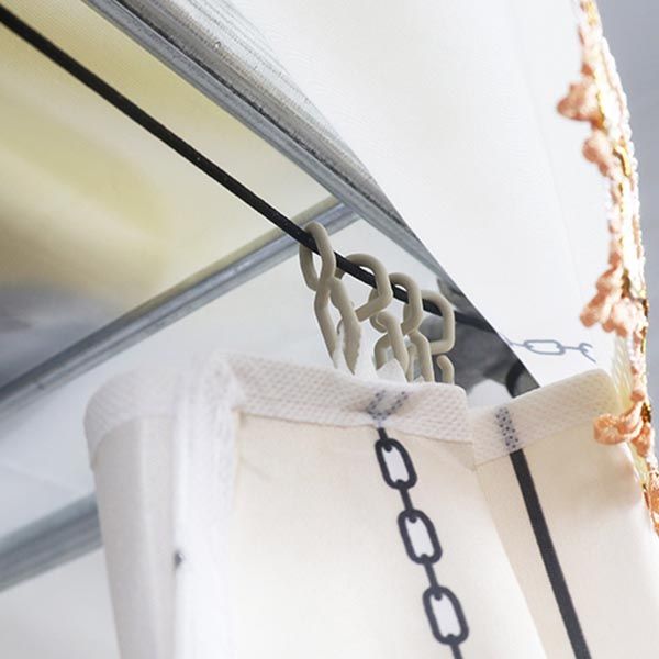 Blue Metal Double Door Modern Wardrobe 2 Doors Wardrobe Cabinet