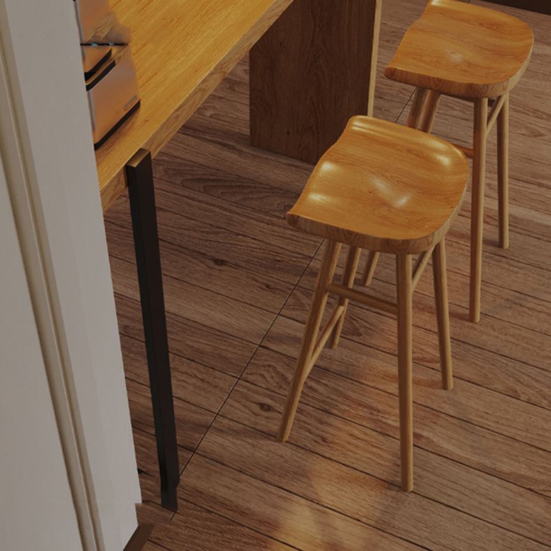 Modern 1/3 Pieces Bar Table Set Rectangle Pine Wood Counter Table for Living Room