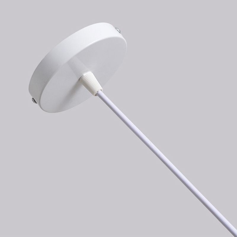 Chinese cilinderhangende lamp dineren beige rattan hanger plafondlicht met 1 licht