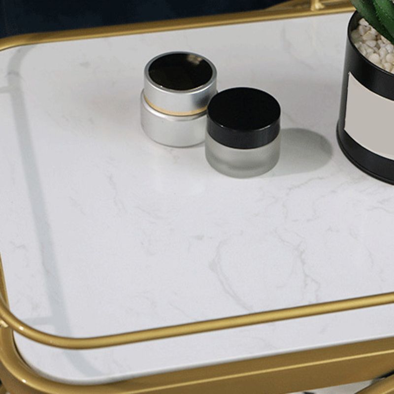 Modern Style Metal Prep Table Rolling Prep Table for Home Use