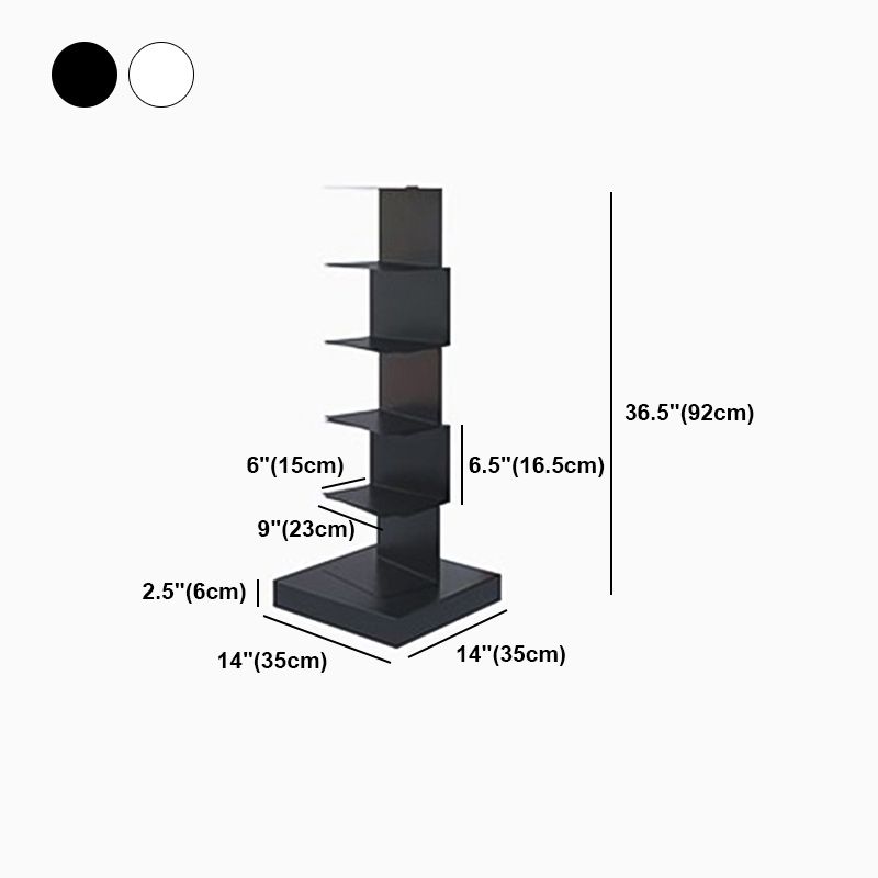 Invisible Bookshelf Contemporary Style Closed Back Bookcase for Home and Office