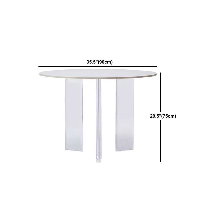 Modern 1/3 Pieces Dining Set Round Stone Dining Table for Dining Room Kitchen