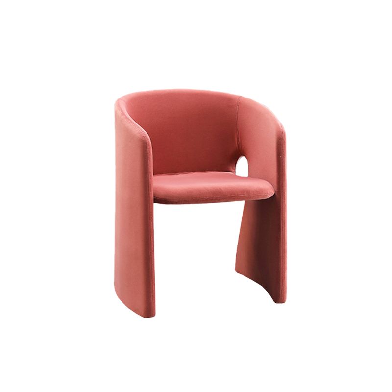 22.44" Wide Scandinavian Style Single Sofa Chair Fabric Sloped Arms Chair