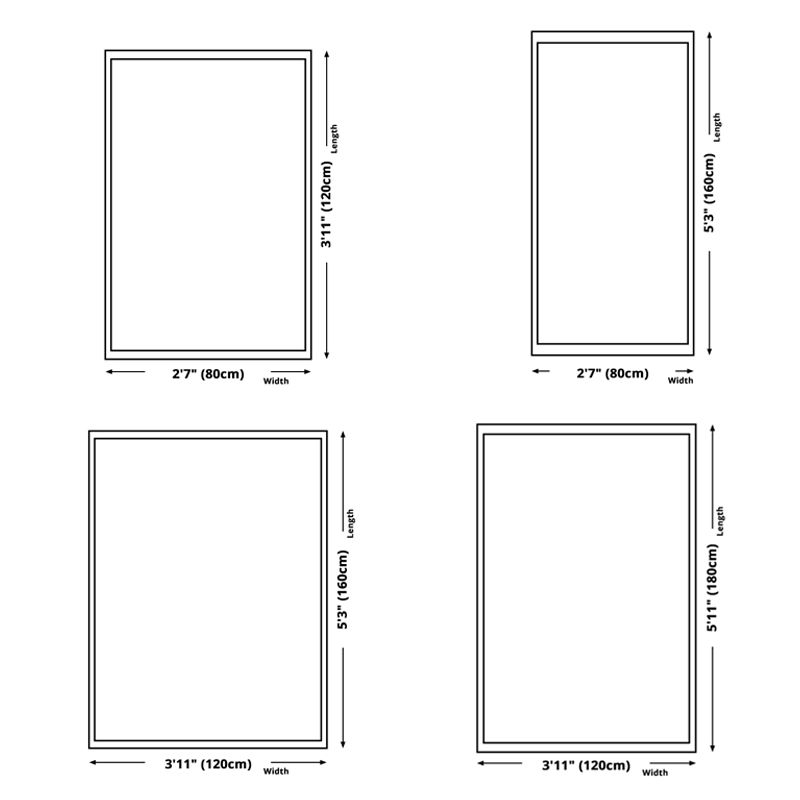 Schwarzer orientalischer Teppich Polyester Grafikbereich Teppich nicht rutschfestem Teppich für Wohnzimmer
