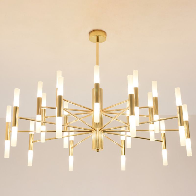 Accesorio de iluminación colgante sombreado de estilo contemporáneo de techo acrílico luz colgante