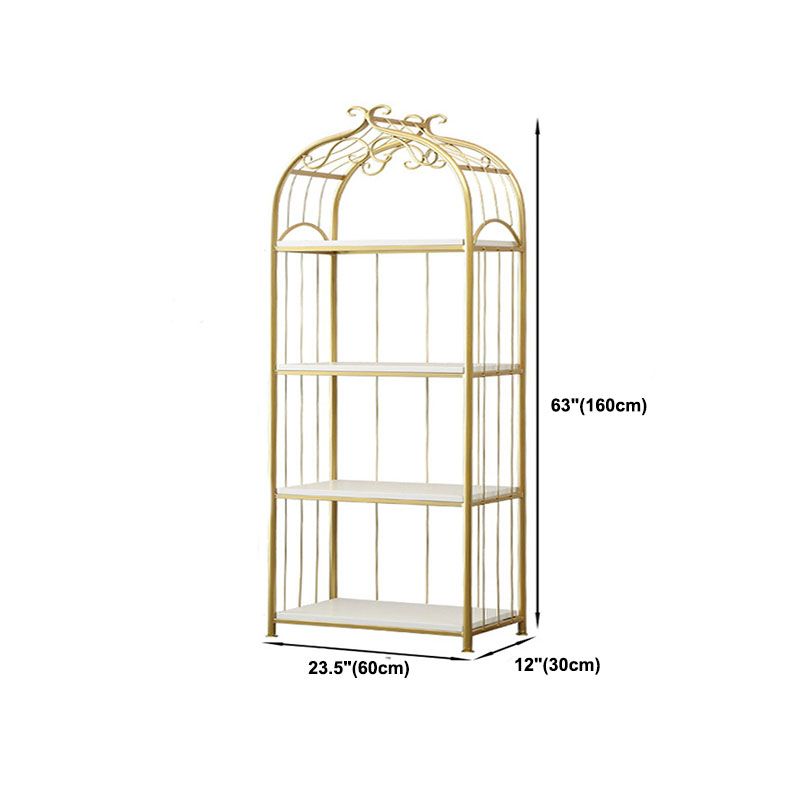 Metal Bookshelf Modern Etagere Bookcase Storage and Display Shelves