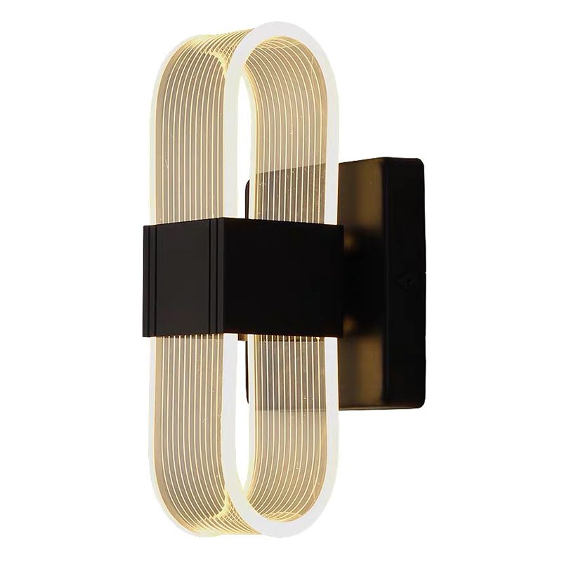 Ellipse Bedroom Wall Mount Light Fixture Metal LED Nordic Wall Mounted Light Fixture