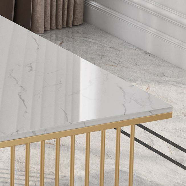 Glam 1/5/7 Pieces Dining Set Rectangle Stone Dining Table for Dining Room