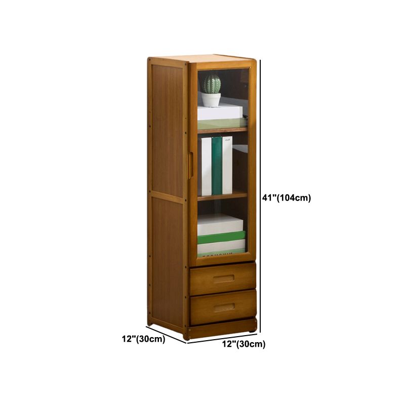 Closed Back Bookshelf Door Standard Bookcase for Home Office