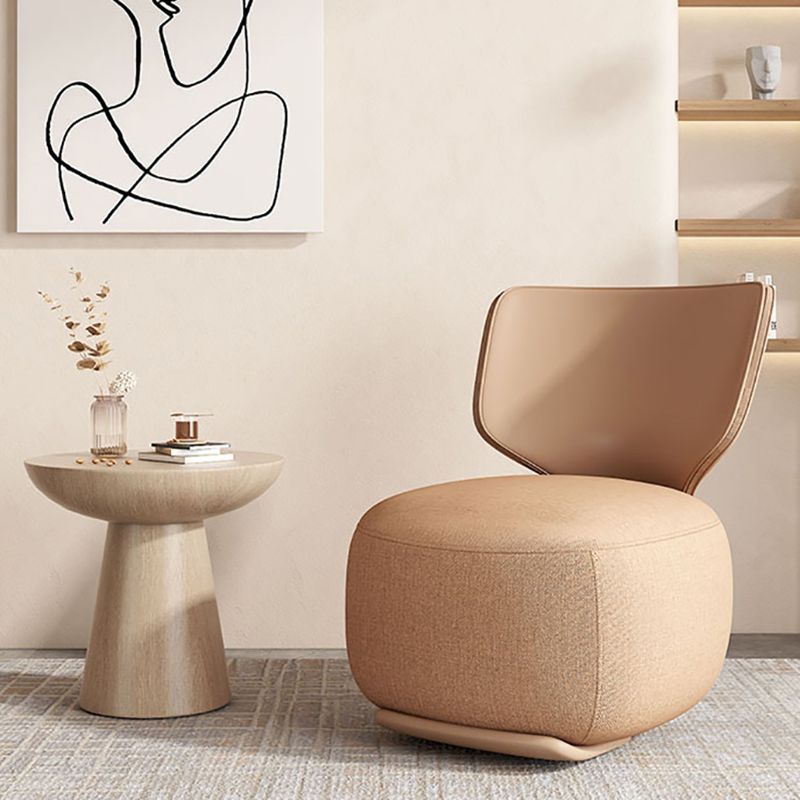 18.11" Wide Armless Chair Accent Chair with Fixed Back for Living Room