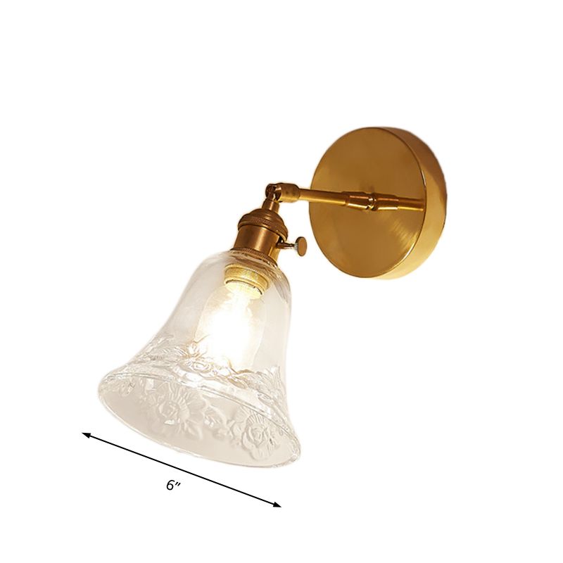 1 Imparmatura della camera da letto in ottone rustico con fiore rustico con fiore con fiore
