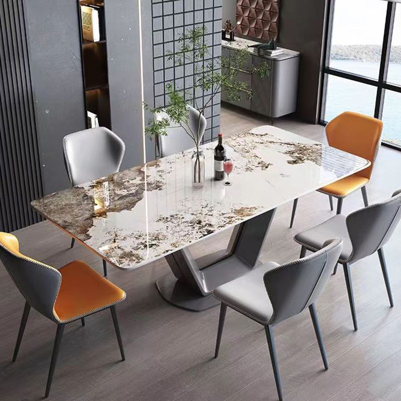 Dining Room Dinner Kitchen Table Dining Table with Pedestal Base
