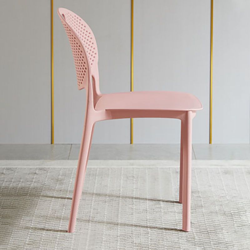 Sillas apilables modernas que cenan la silla sin brazos con las piernas plásticas para la cocina