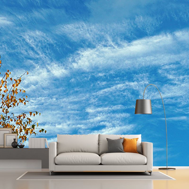 Customized Sky Wall Mural Photography Sleeping Room Wall Mural