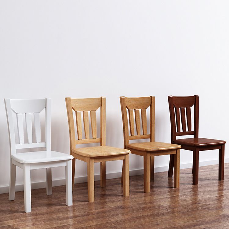 Hedendaagse stoelen Dining Armloze stoel met houten benen voor keuken