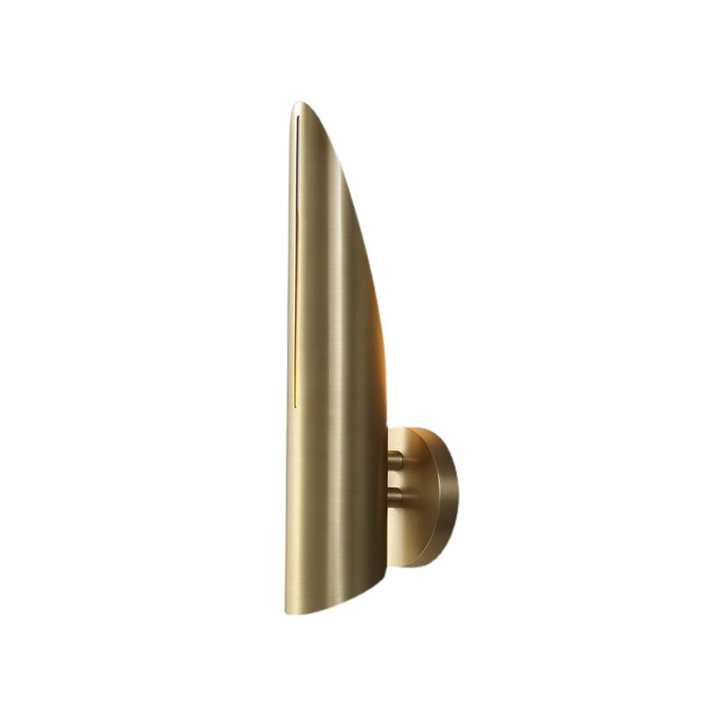 Nordic Style Wall Light Geometric 1 Light Wall Sconce with Brass for Bedroom