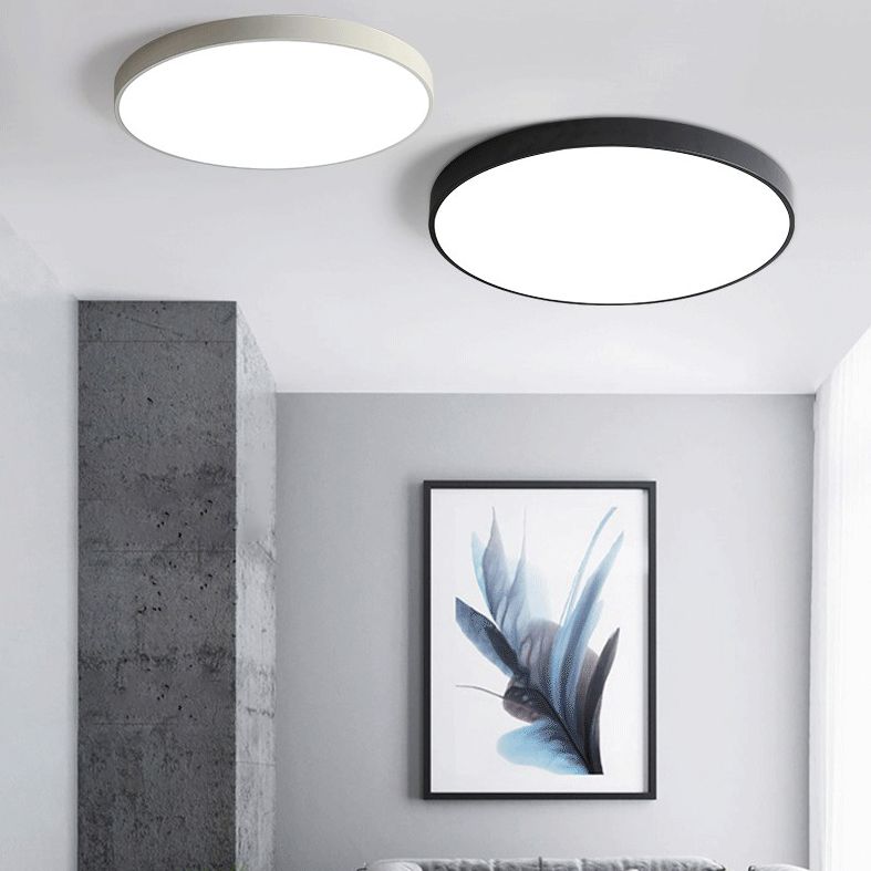 Le bâti affleurant acrylique moderne de plafonniers circulaires de bâti a mené des lumières