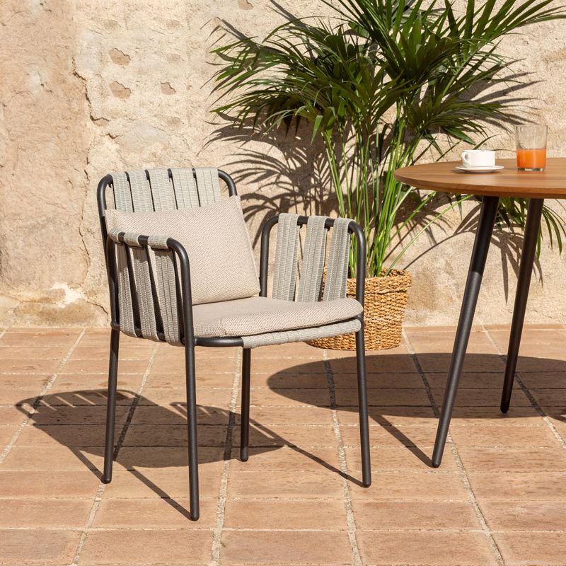 Boho Round Dining Table Set 1/3/4/5 Pieces Patio Dining Table Set