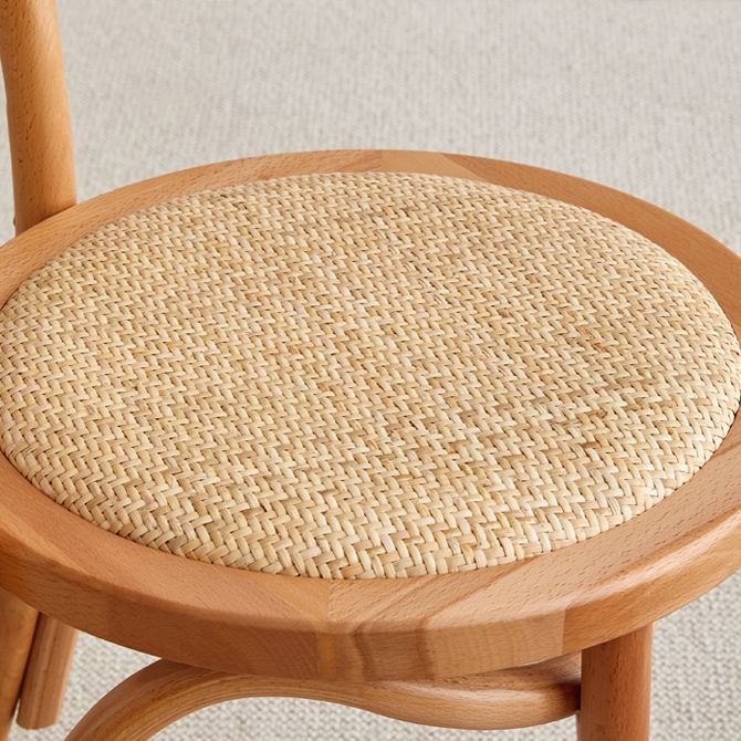 Silla de madera de haya de estilo moderno, juego de sillas de cocina con parte trasera Windsor