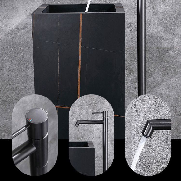 Floor Mounted Bronze Freestanding Tub Filler Single Handle Freestanding Tub Filler Trim