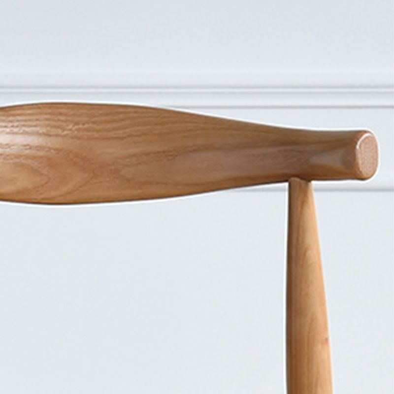 Solid Wood Open Back Side Chair Industrial Dining Side Chair