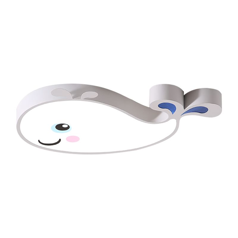 Macaron Dolphin inbouwlamp acryl LED-plafondlamp voor kinderkamer in blauw/roze/wit