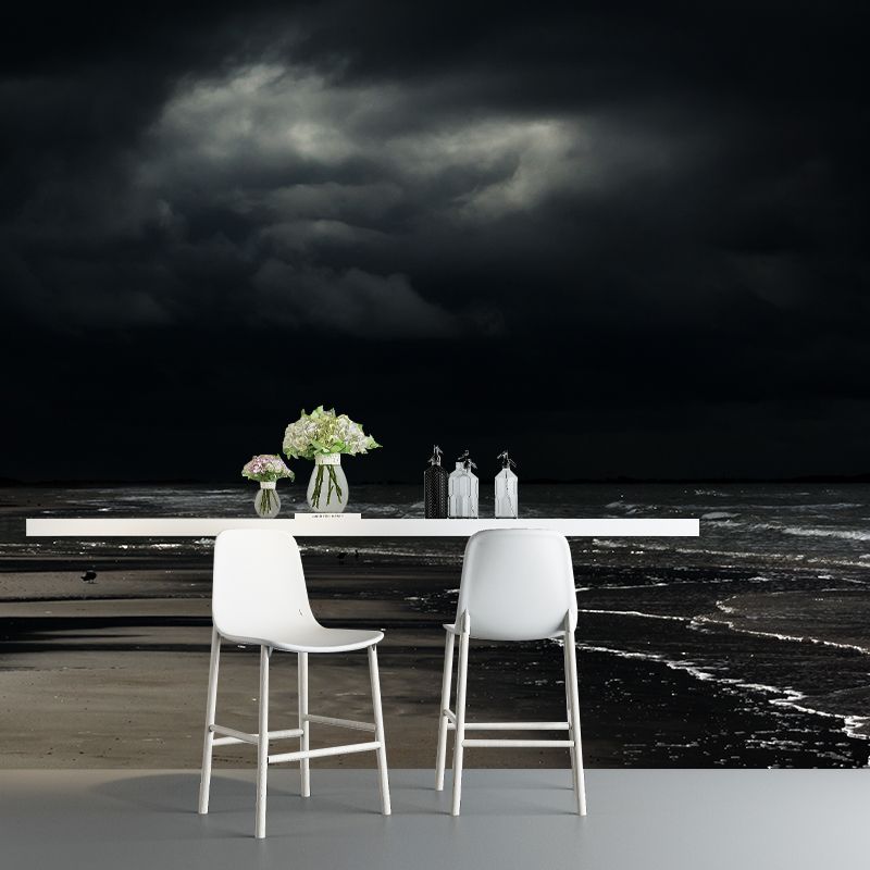 Beautiful Photography Mural Wallpaper Sea Scenery Environment Friendly Indoor Wall Mural