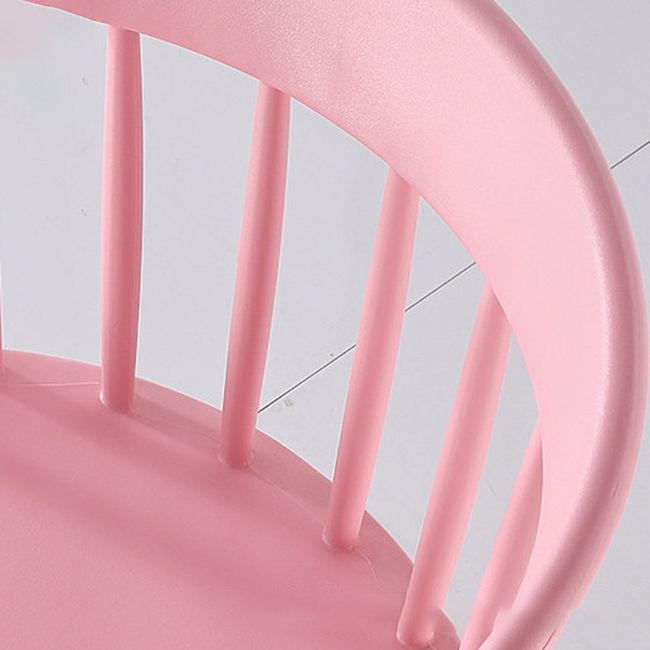 Accueil Chaise d'appoint contemporaine Ensemble de chaises de salle à manger en plastique à dossier Windsor