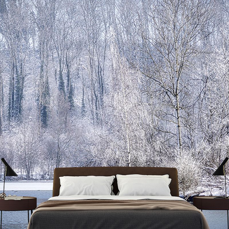 Wall Art Contemporary Forest Photography Wall Mural Wallpaper Dining Room