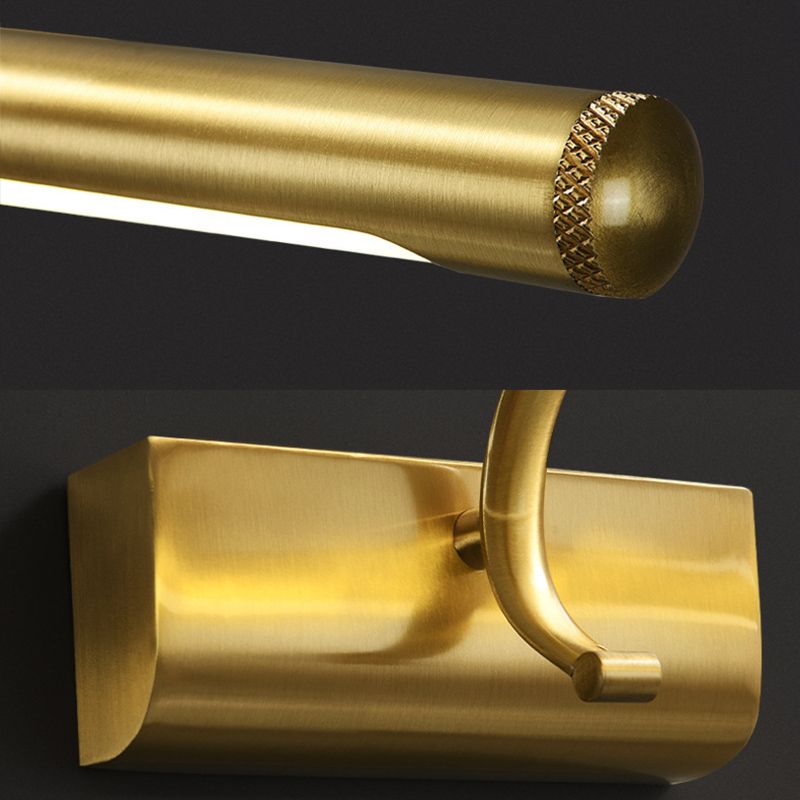 Vanité allongée Lumières murales postmodernes simplicité applique murale acrylique avec oiseau pour salle de bain