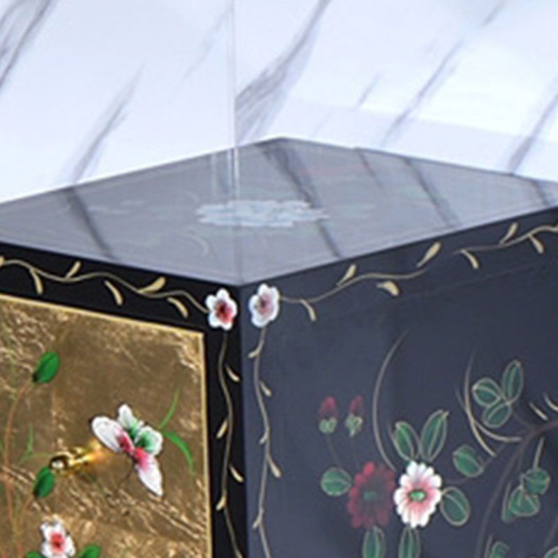 Nautical Bedroom Storage Chest Wooden Vertical Chest with Drawers