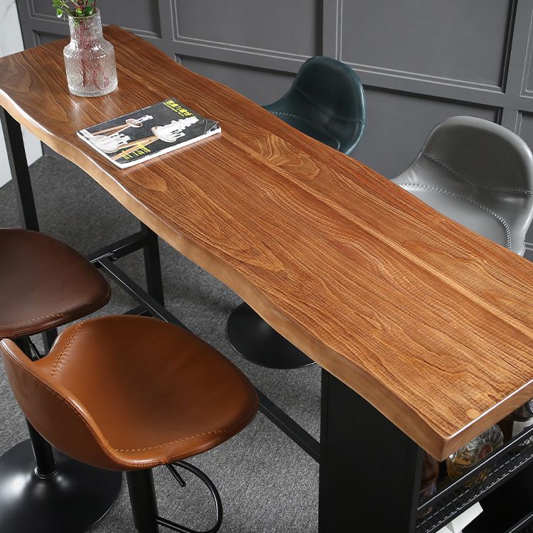 Indoor Adjustable Counter-height Stool with Swivel Leather Counter Bar Stool